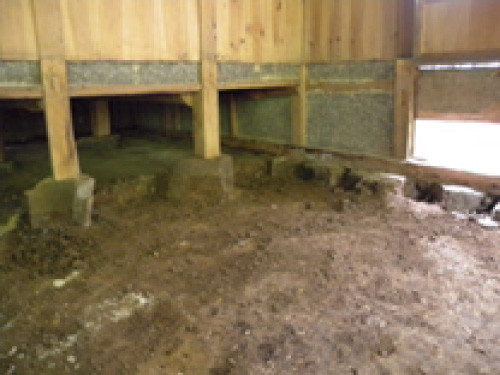 昔の住宅の基礎