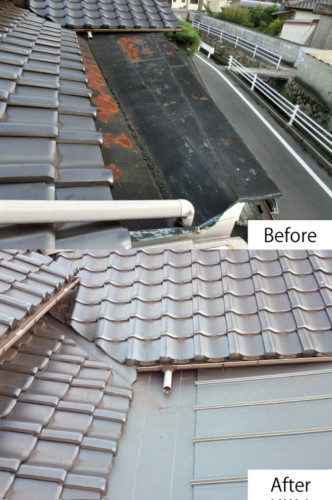 屋根改修工事